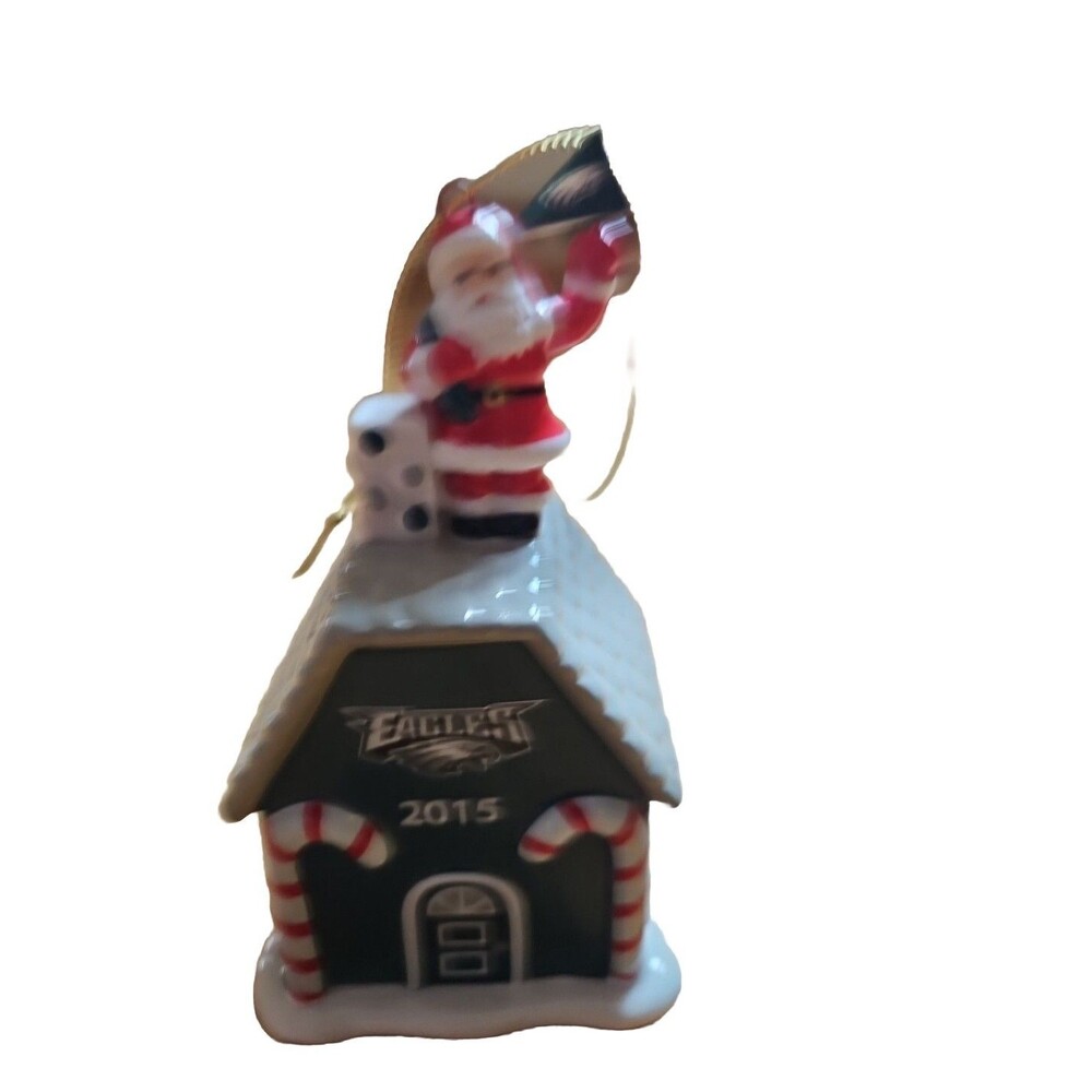2015 Danbury Mint Philadelphia Eagles Collectible Christmas Ornament